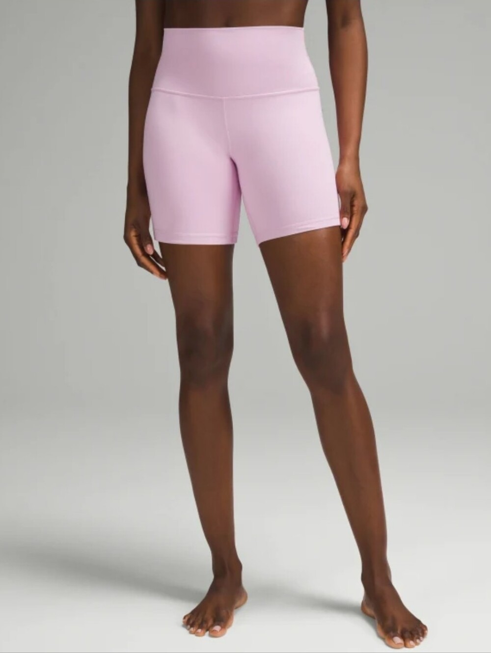 Lululemon Align Double Lined Pearl Baby Pink 6 Inch Inseam Shorts
